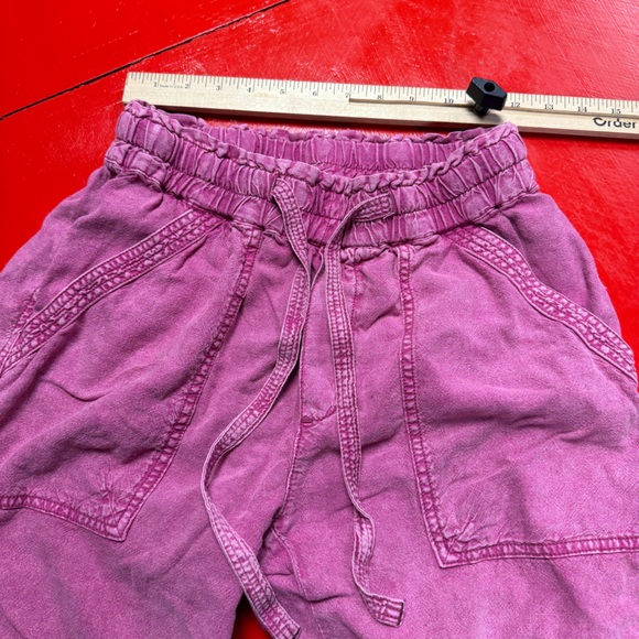 ANTHROPOLOGY WASHED WINE COLOR JOGGER PANTS - Picture 6 of 6